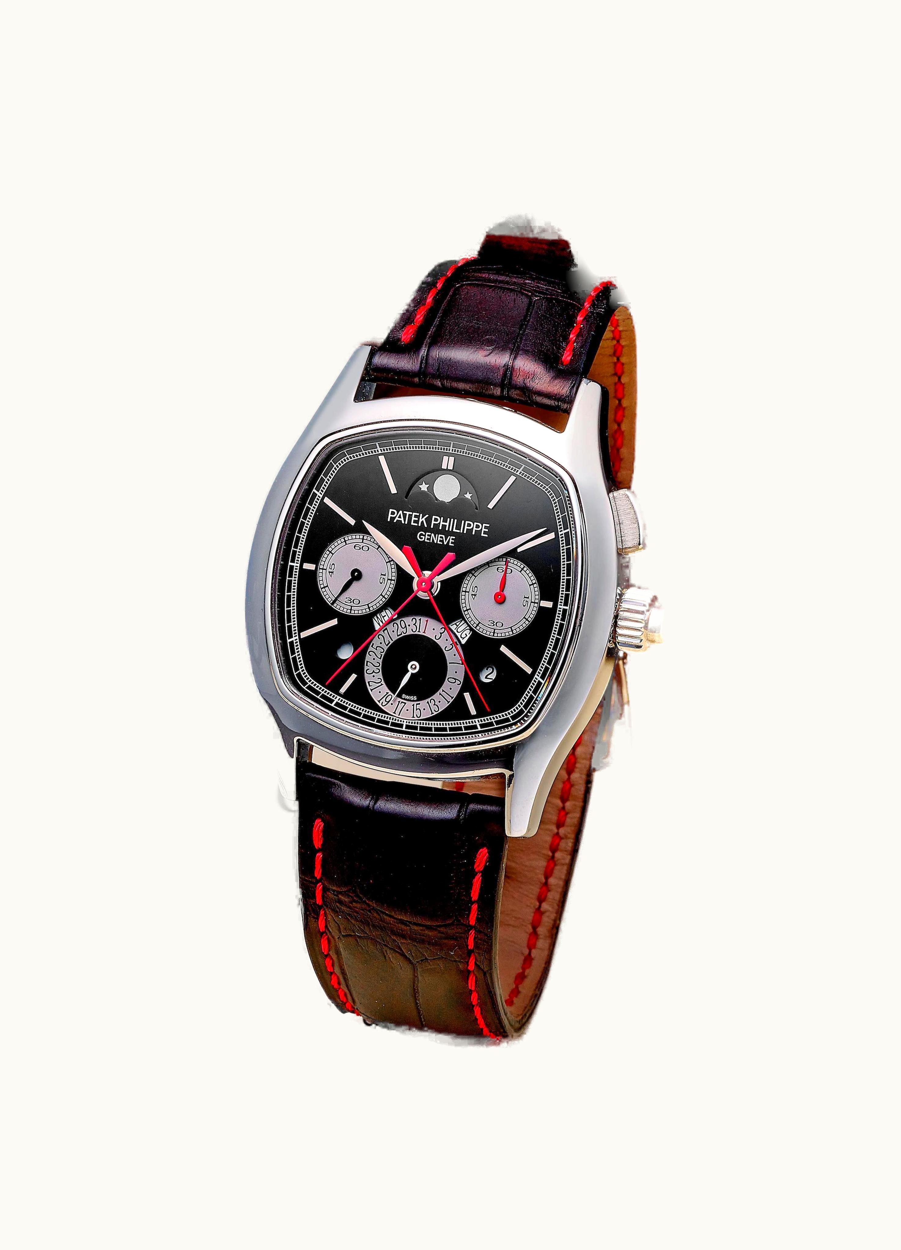 Patek Philippe Perpetual Calendar Split-Seconds Chronograph 5951P Black / Silver