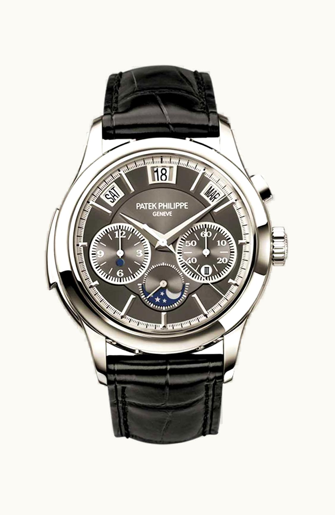 Patek Philippe Minute Repeater Perpetual Calendar Chronograph 5208 Platinum / Grey