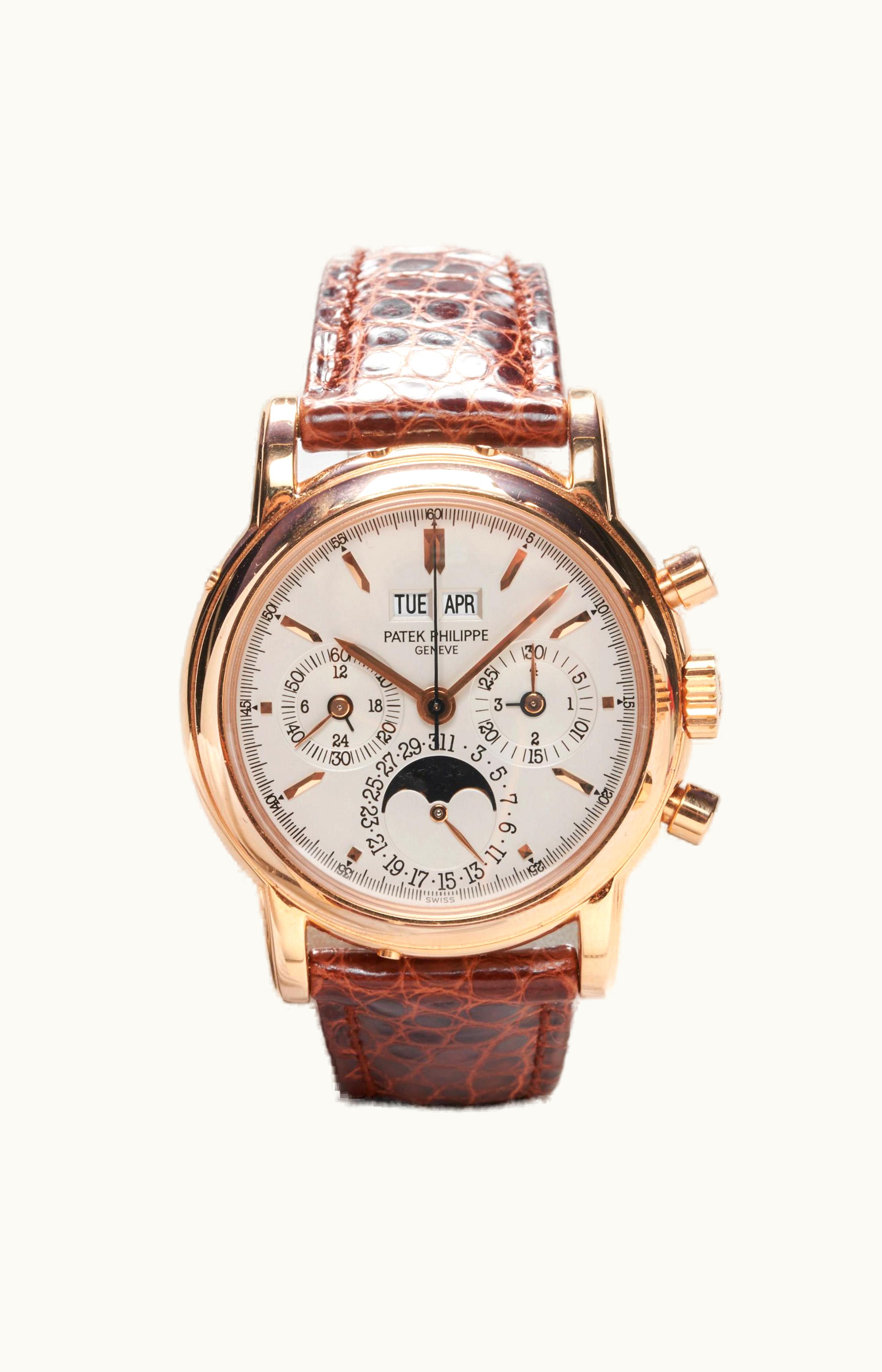 Patek Philippe Perpetual Calendar Chronograph 3970 Rose Gold London Exhibition