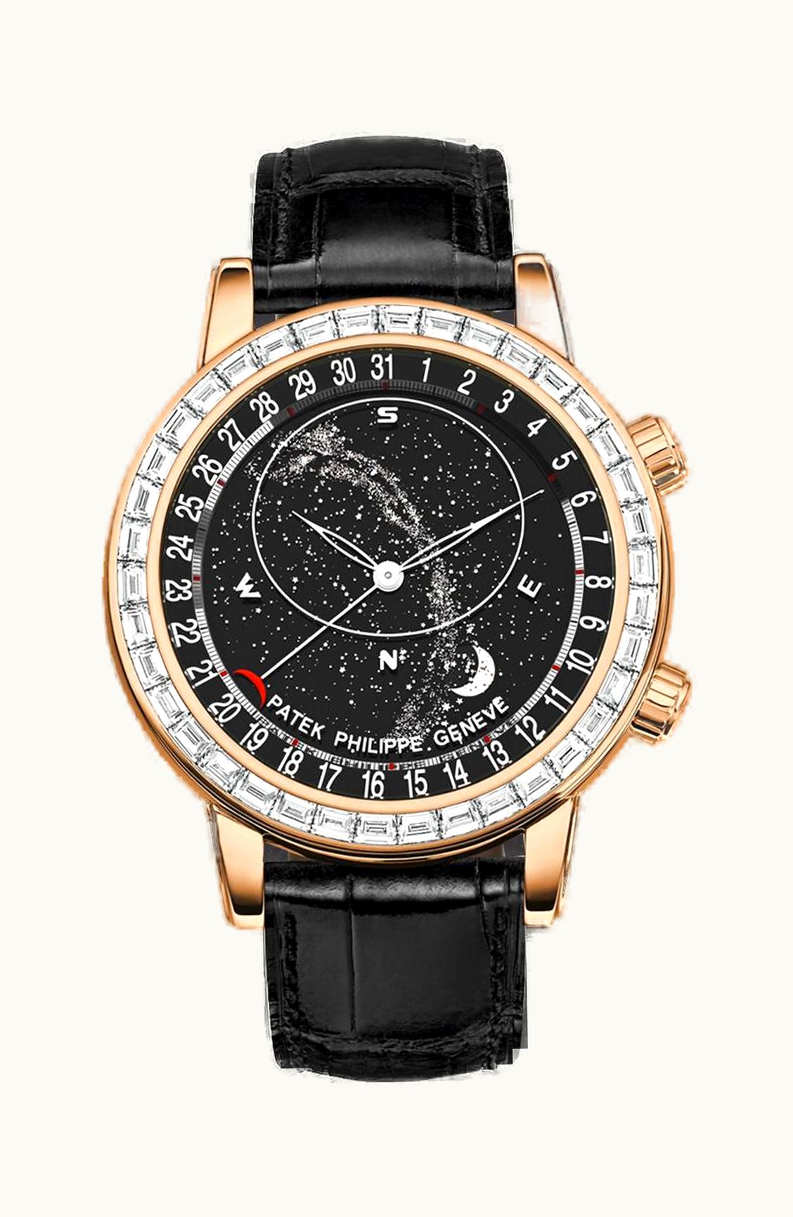 Patek Philippe Celestial 6104 Rose Gold / Black