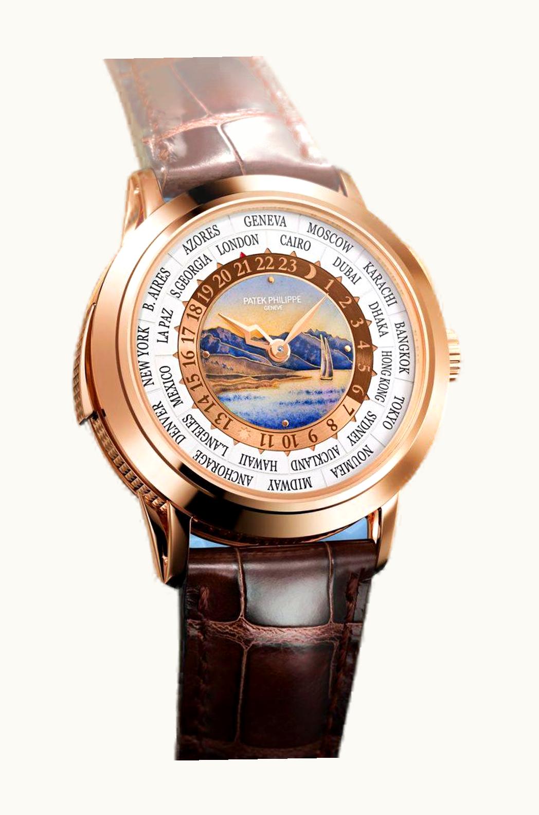 Patek Philippe World Time Minute Repeater Rose Gold / New York Daytime