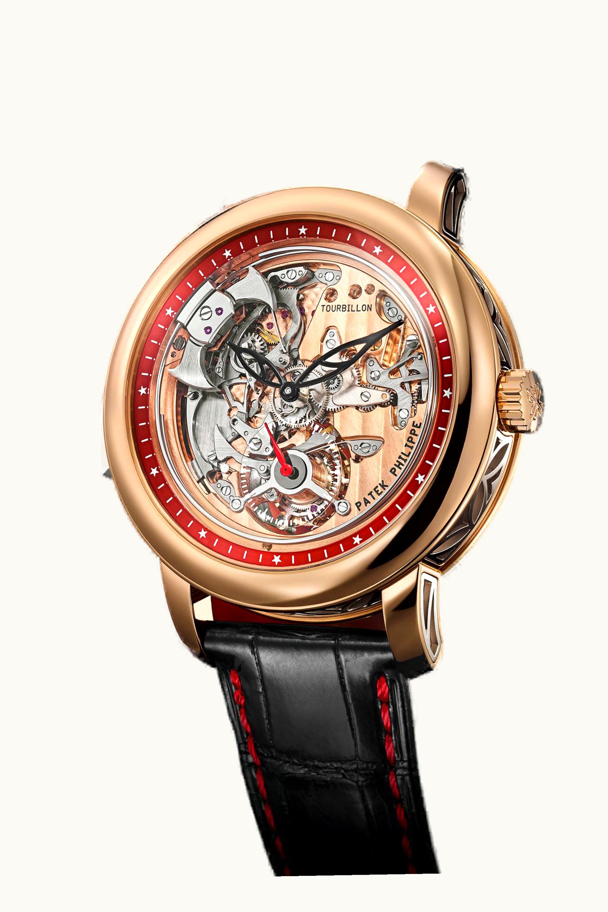 Patek Philippe Tourbillon Minute Repeater 5303R Rose Gold / Skeleton / Singapore 2019