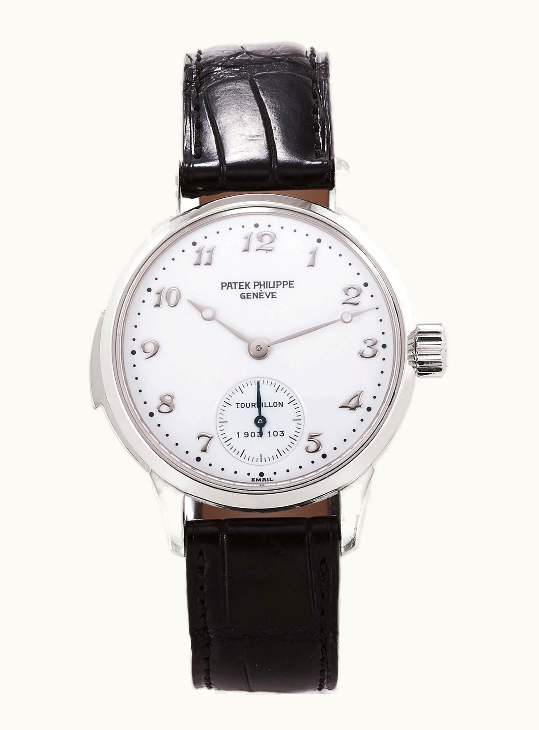 Patek Philippe Tourbillon Minute Repeater 5539 White Gold / Old Views of Geneva