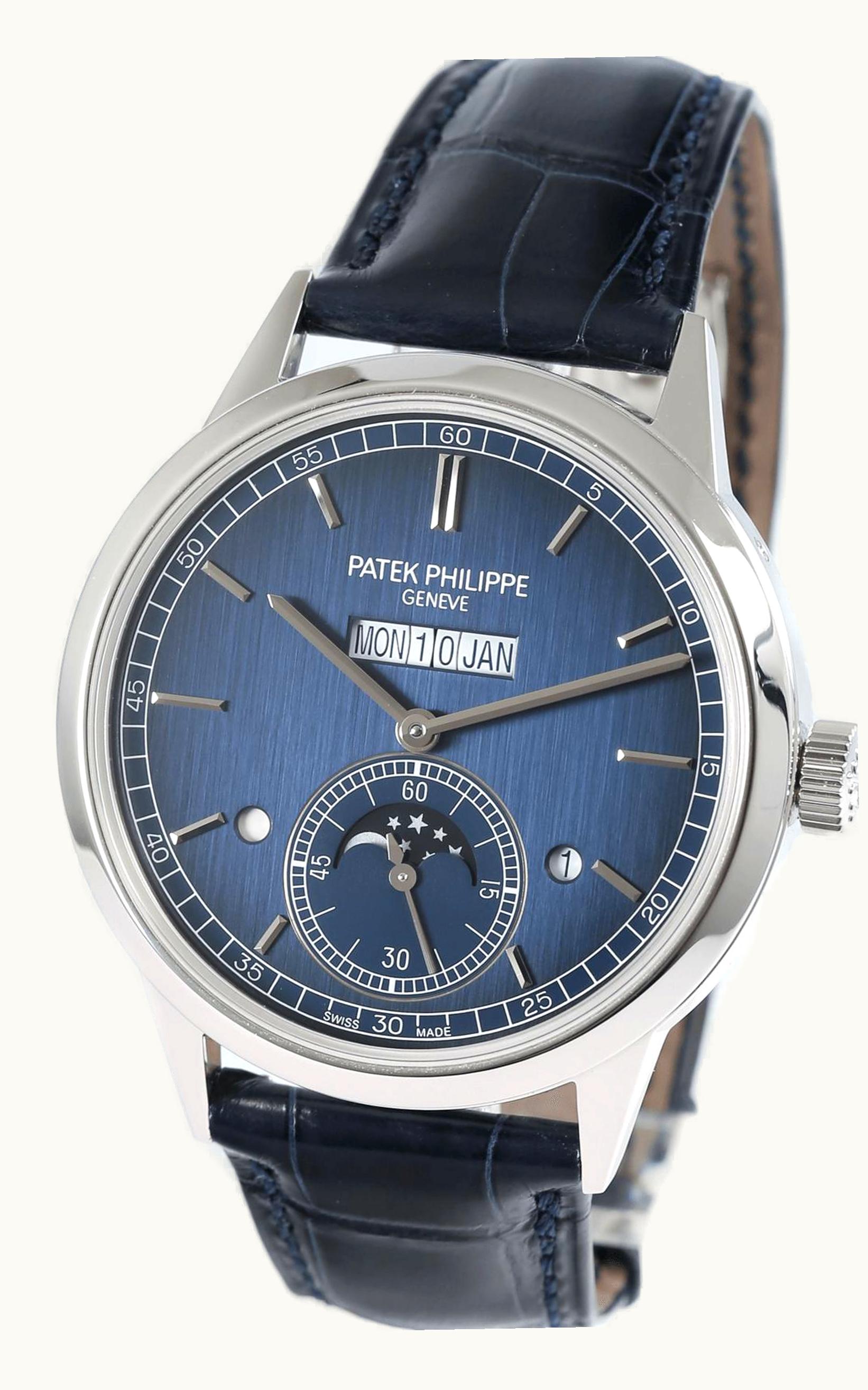 Patek Philippe Perpetual Calender 5236 Platinum / Blue