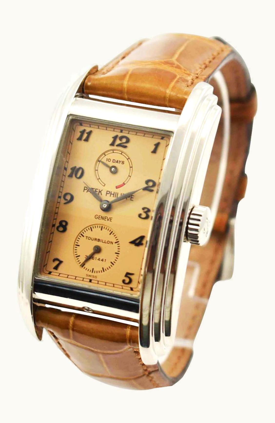 Patek Philippe Gondolo 5101 10 Day Tourbillon Platinum / Salmon