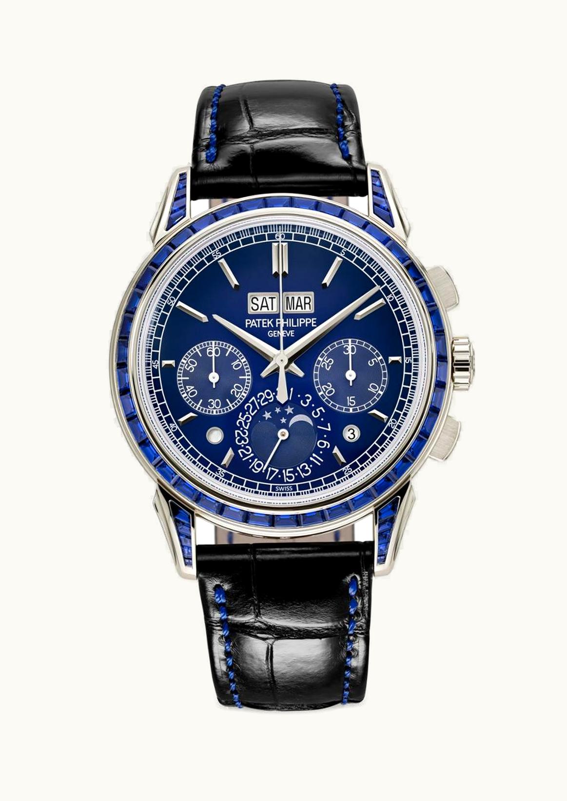 Patek Philippe Perpetual Calendar Chronograph 5271 Platinum - Sapphire / Blue
