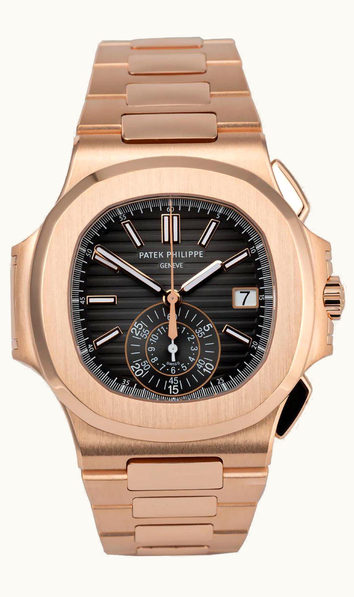 Patek Philippe Nautilus 5980 Rose Gold / Black