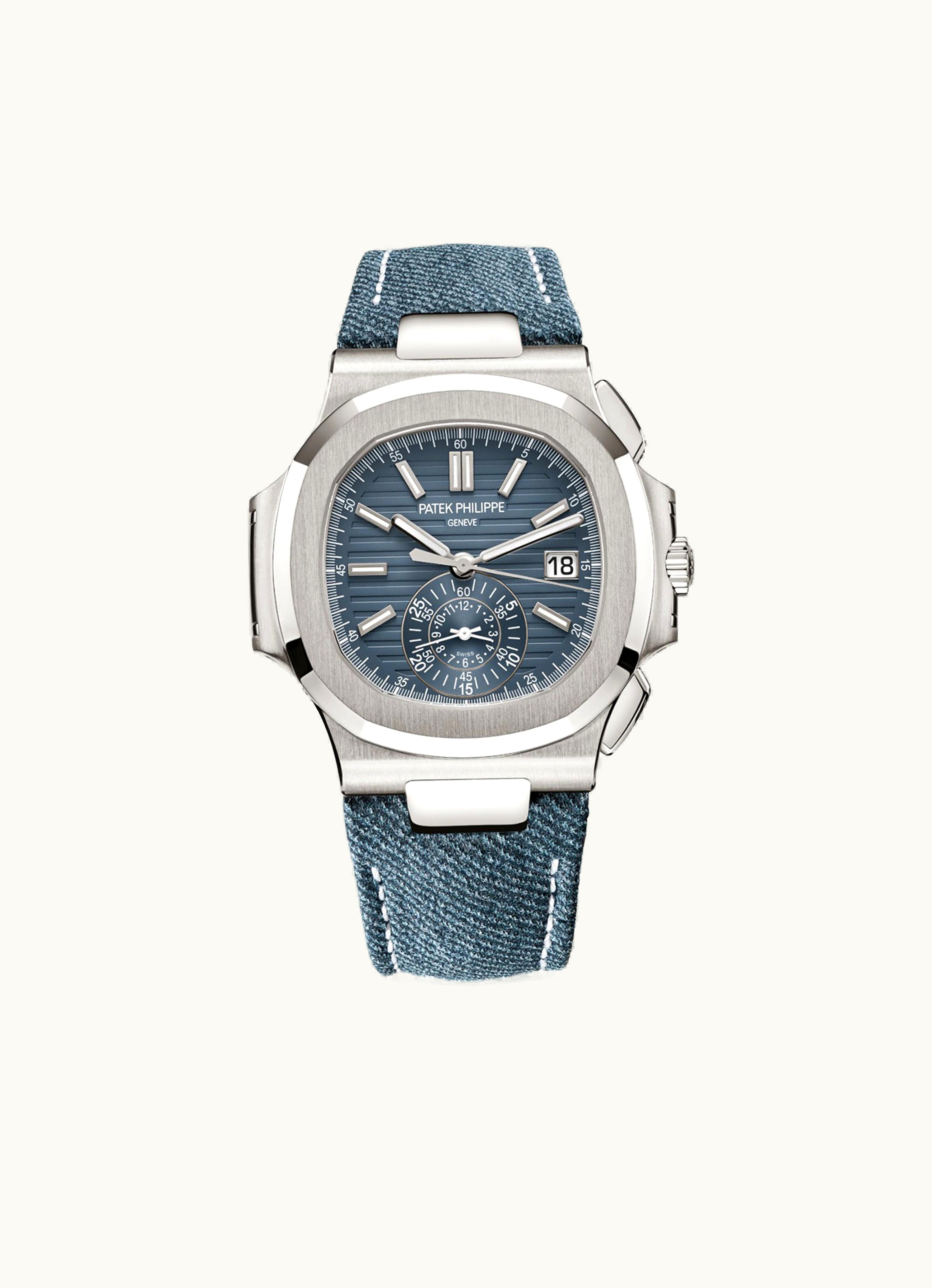 Patek Philippe Nautilus 5980 White Gold / Black