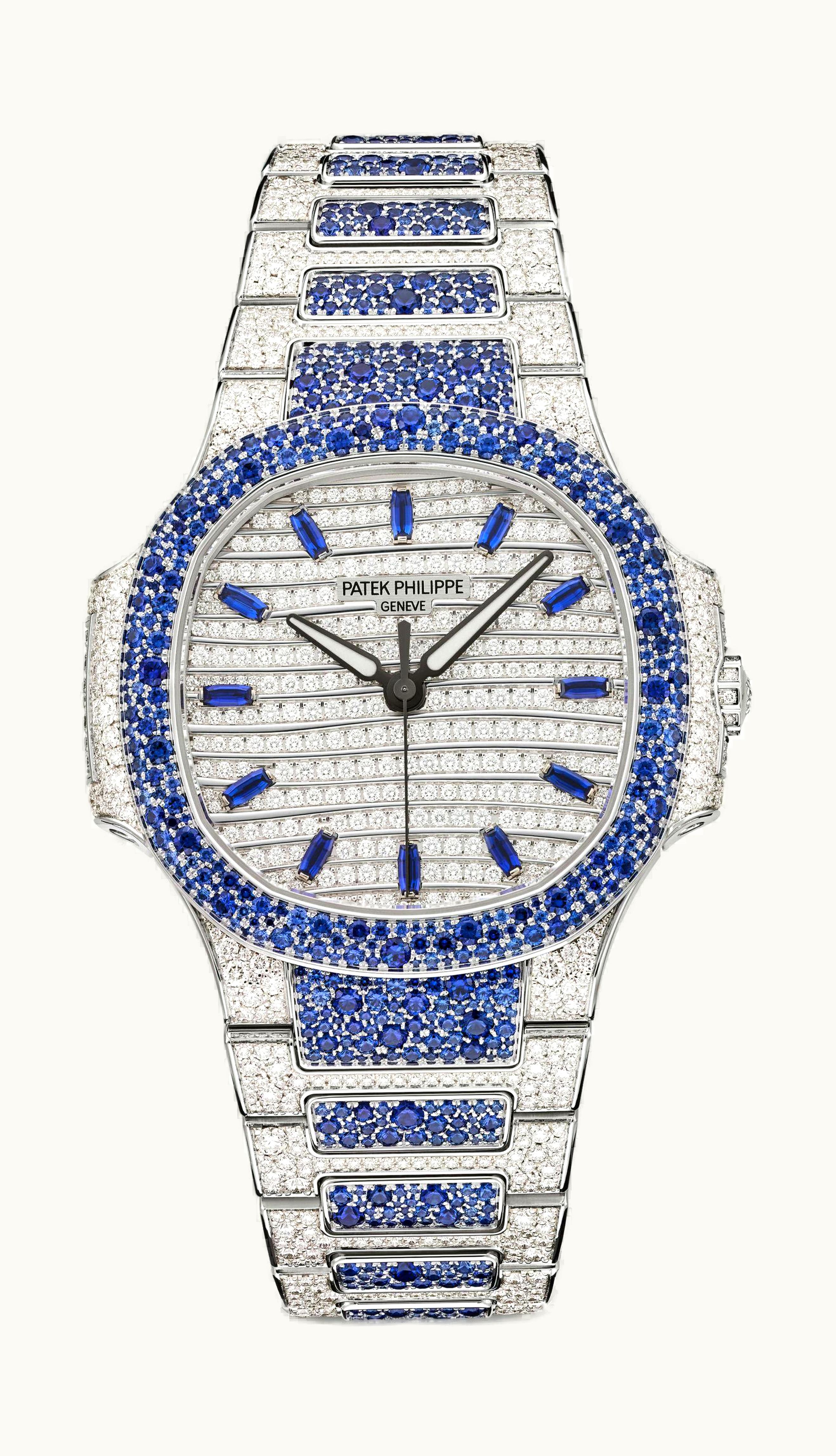 Patek Philippe Nautilus 7118 Haute Joaillerie White Gold - Sapphire