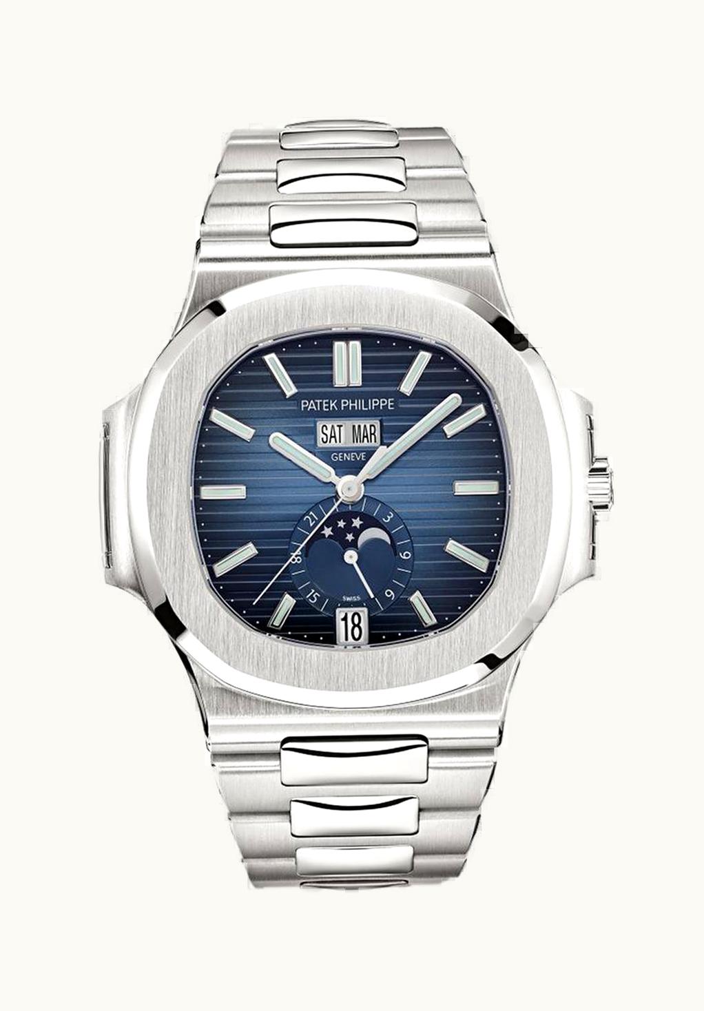 Patek Philippe Nautilus 7010 White Gold / Smoke Gray