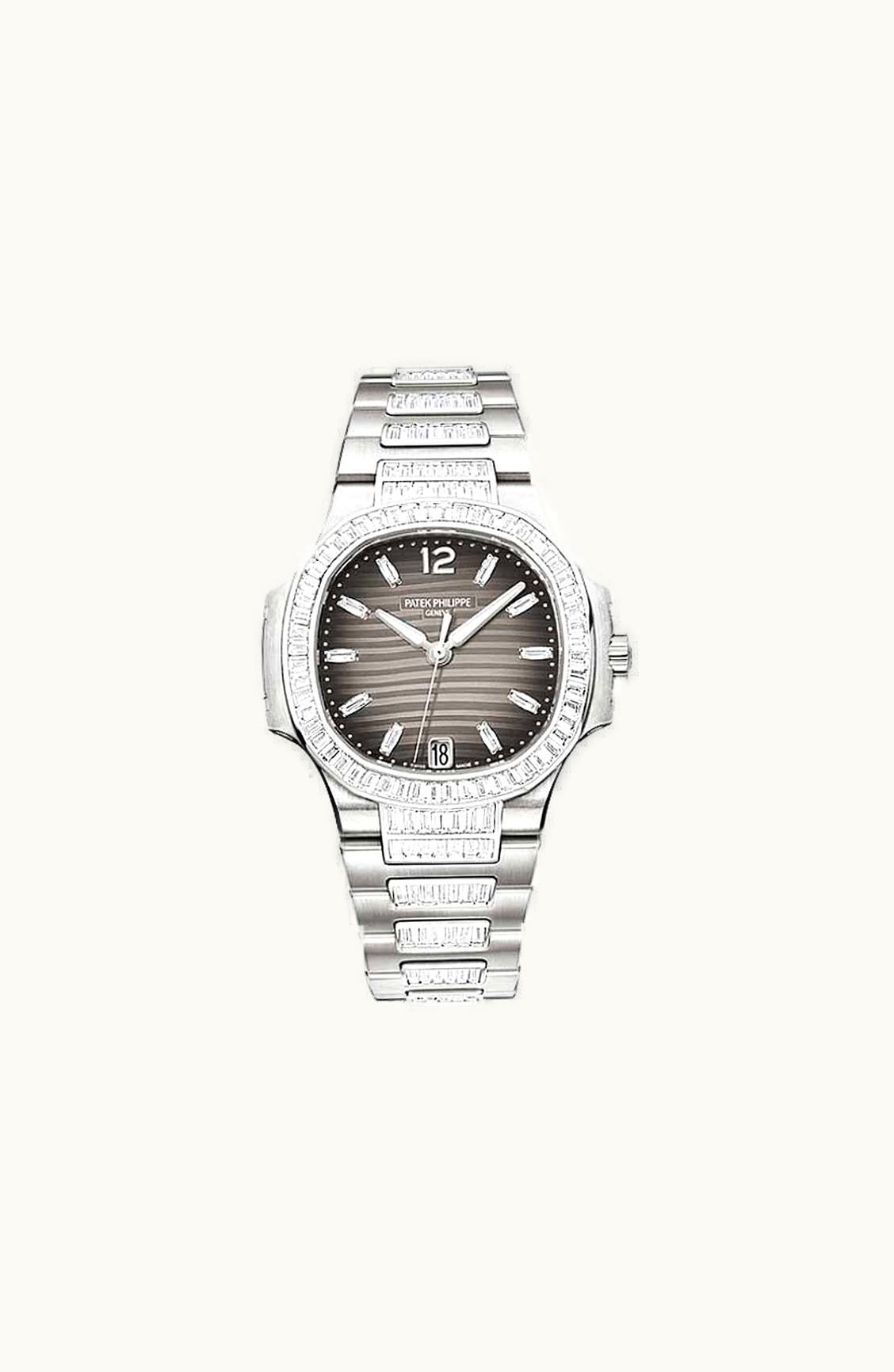 Patek Philippe Nautilus 7014 White Gold / Grey