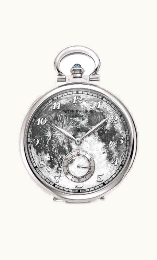 Patek Philippe Pocket Watch Lepine White Gold / First Steps on the Moon