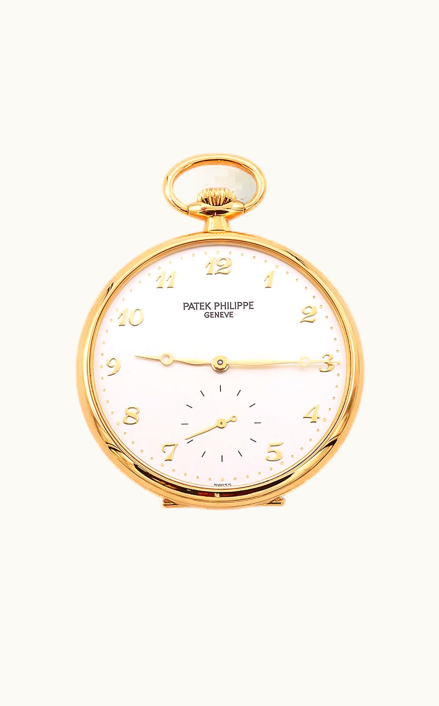 Patek Philippe Pocket Watch Lepine Yellow Gold / White