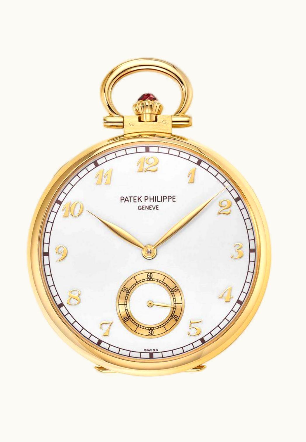 Patek Philippe Pocket Watch Lepine Power Reserve Yellow Gold / White