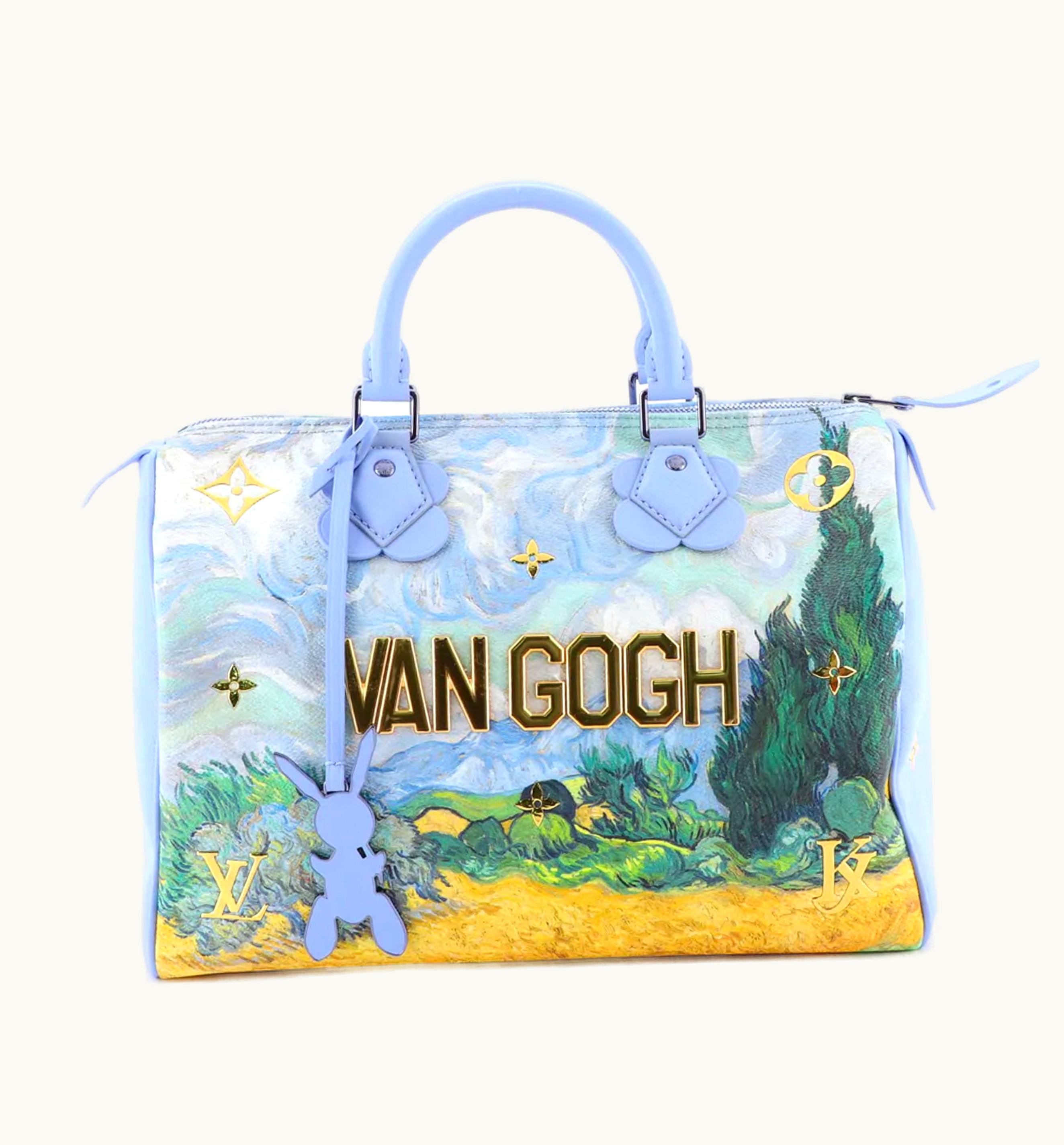 Louis Vuitton Louis Vuitton X Jeff Koons Speedy VIncent Van Gogh Masters 30 Lavender Multicolor