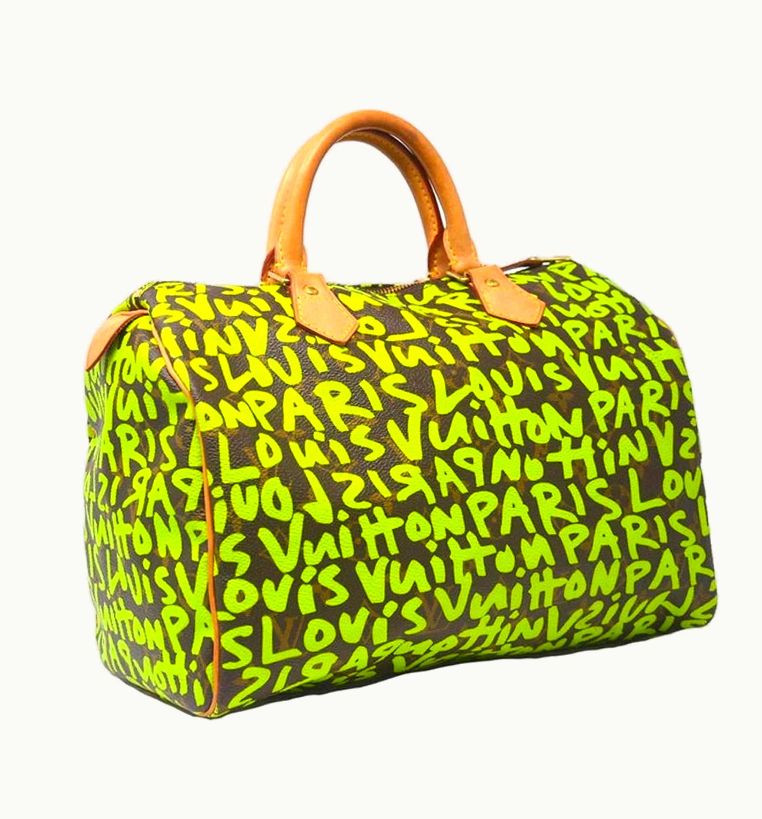 Louis Vuitton Louis Vuitton X Stephen Sprouse Speedy Monogram Graffiti 30 Brown/Green