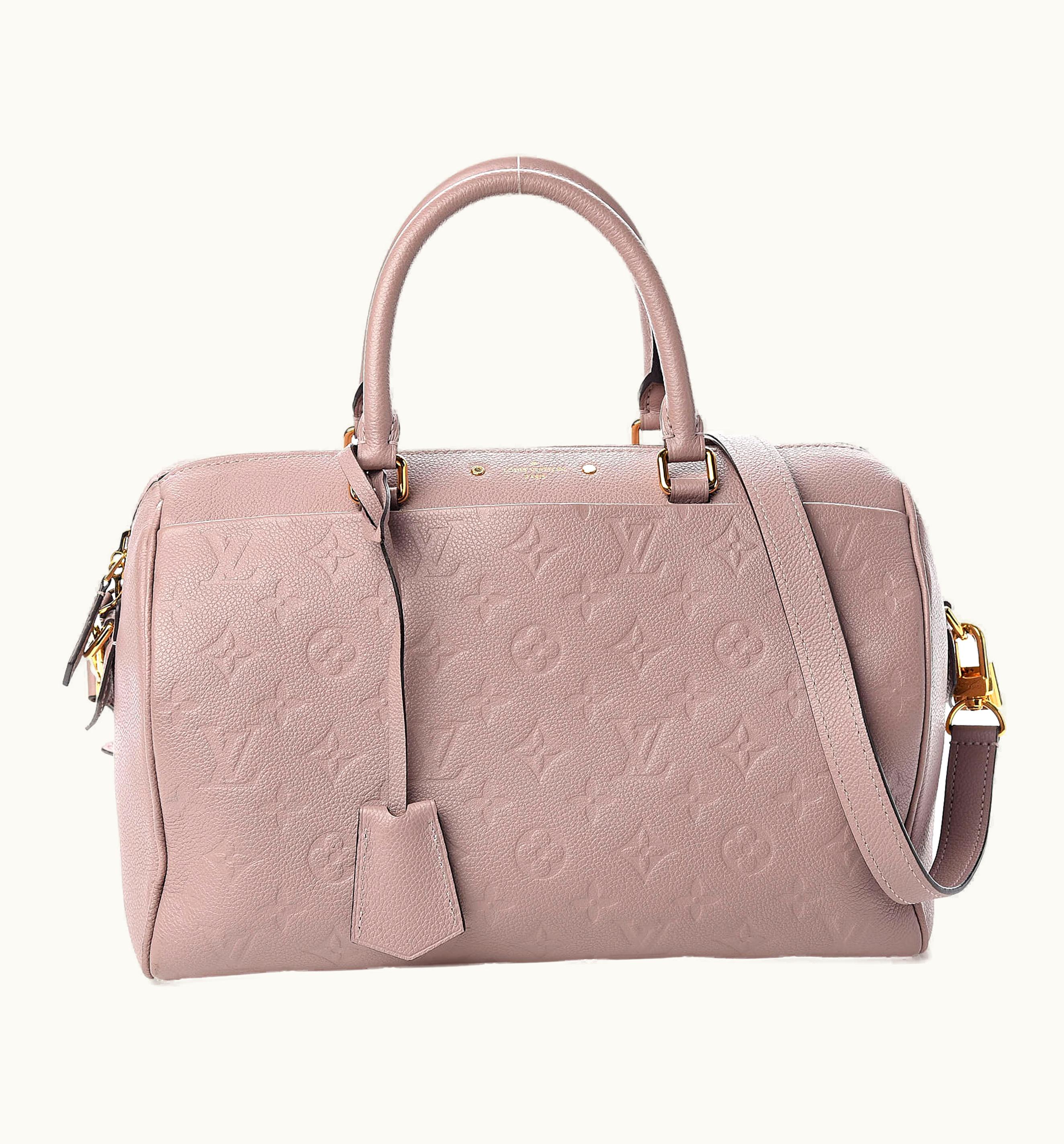 Louis Vuitton Louis Vuitton Speedy Bandouliere Monogram Empreinte 30 Mastic