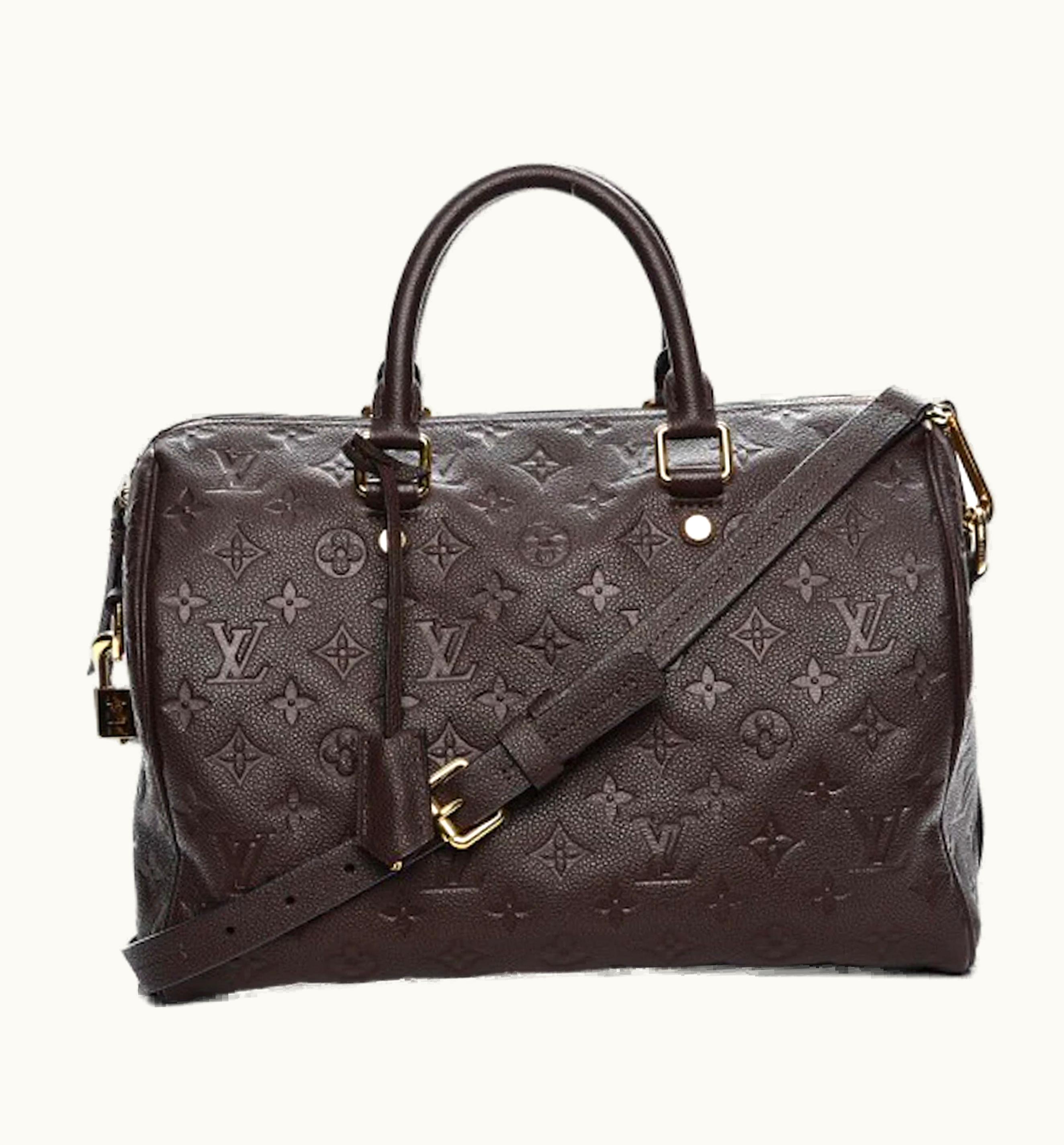 Louis Vuitton Louis Vuitton Speedy Bandouliere Monogram Empreinte 30 Terre