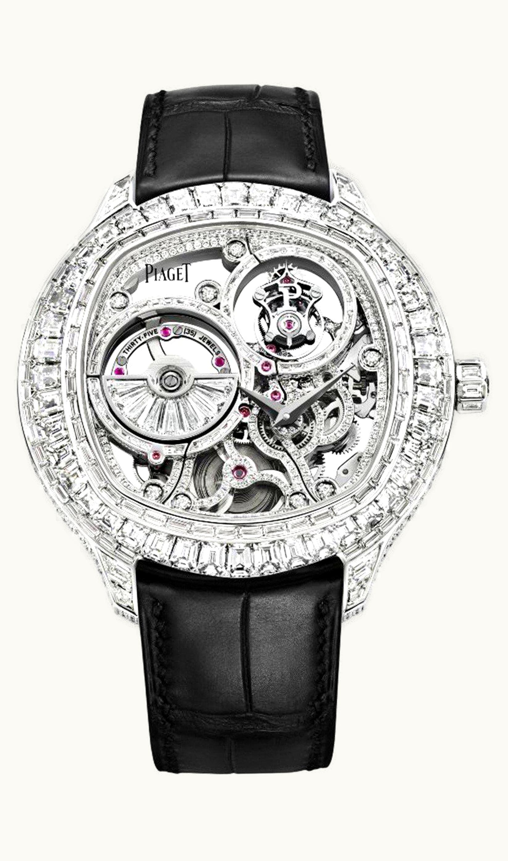 Piaget Emperador Tourbillon White Gold Full Diamond