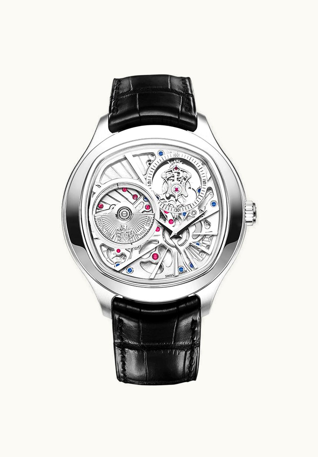 Piaget Emperador Coussin Tourbillon White Gold