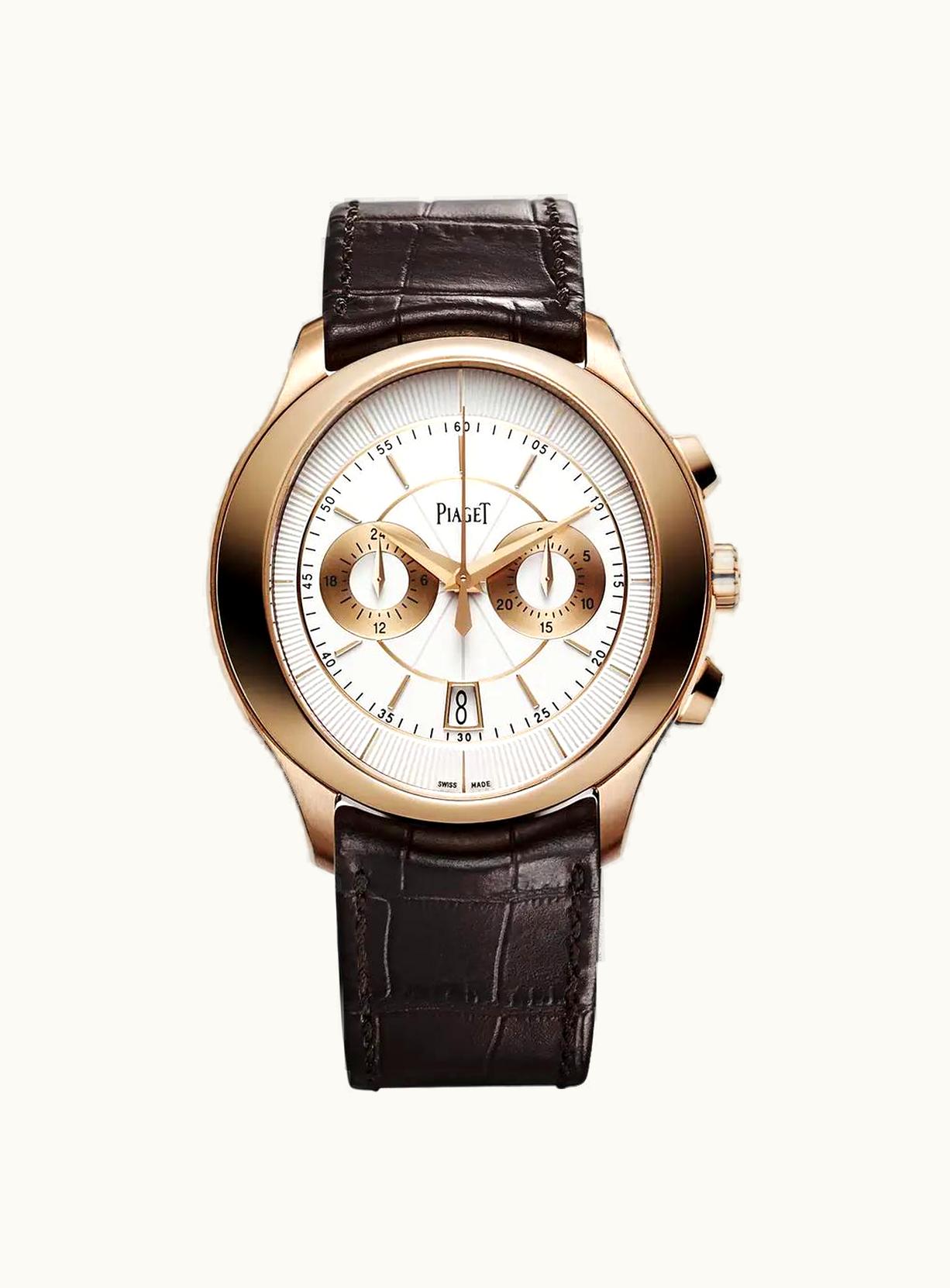 Piaget Gouverneur Chronograph Pink Gold Diamond