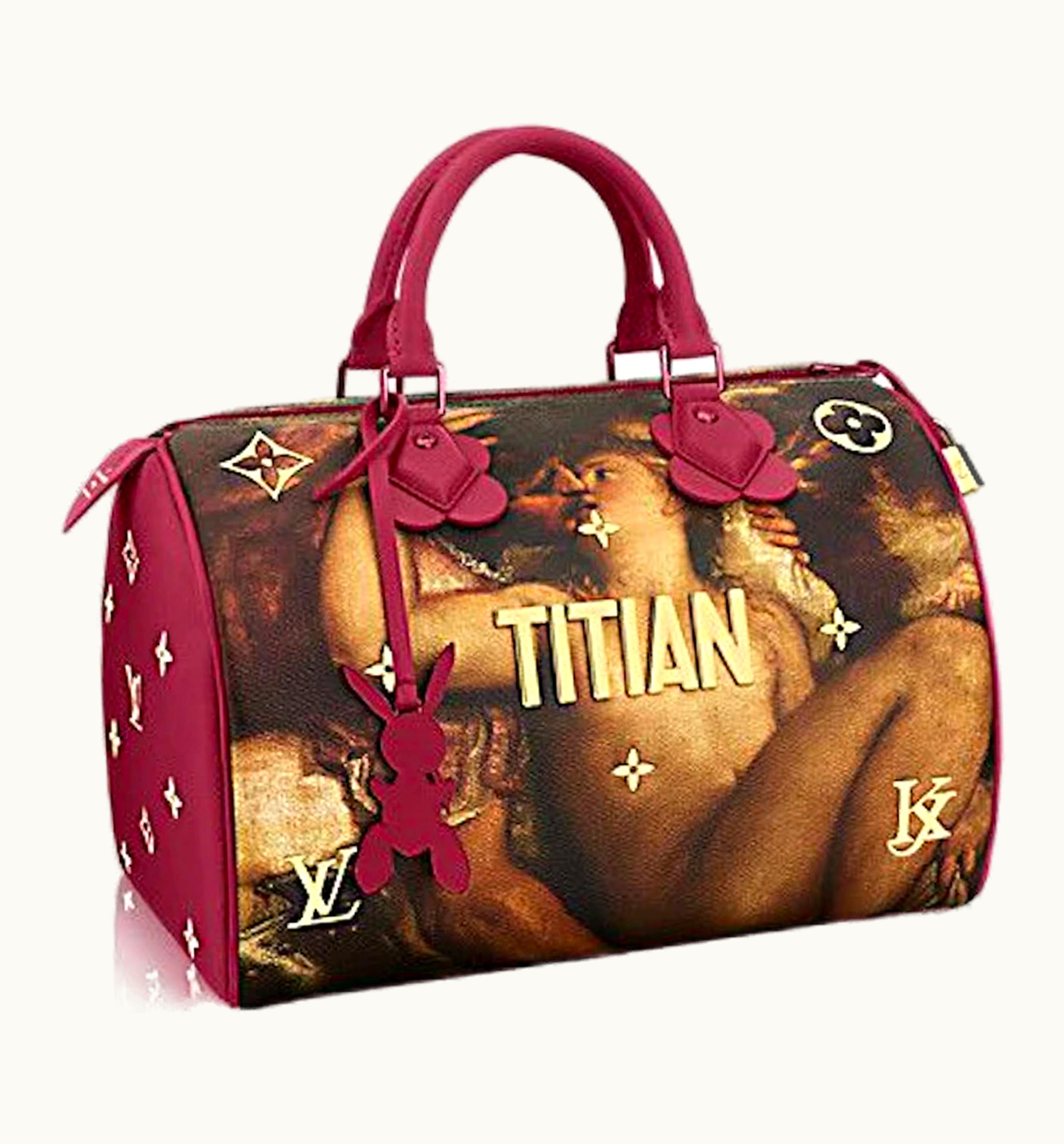 Louis Vuitton Louis Vuitton Titian Masters Speedy Fuchsia Multicolor Handbag