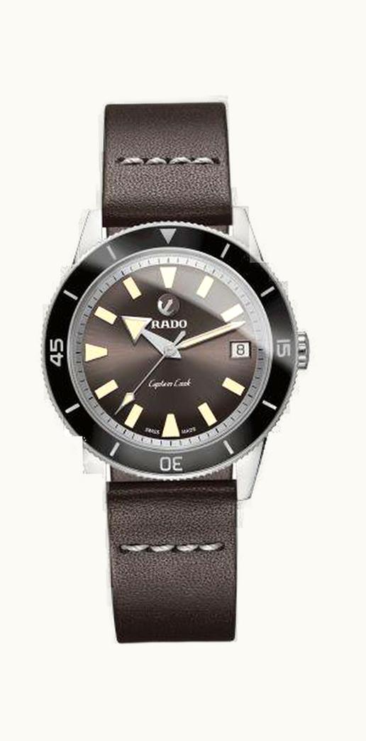Rado HyperChrome Captain Cook 37 Brown / Strap