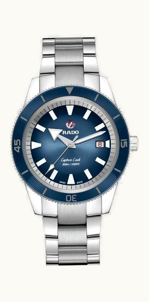 Rado HyperChrome Captain Cook 42 Stainless Steel / Blue / Bracelet