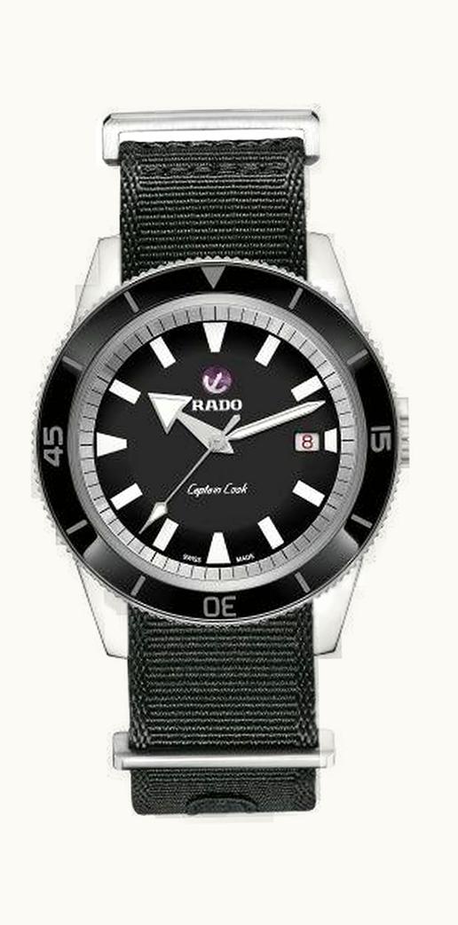 Rado HyperChrome Captain Cook 42 Stainless Steel / Black