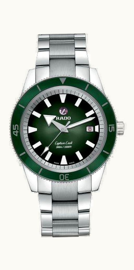 Rado HyperChrome Captain Cook 42 Stainless Steel / Blue / Bracelet