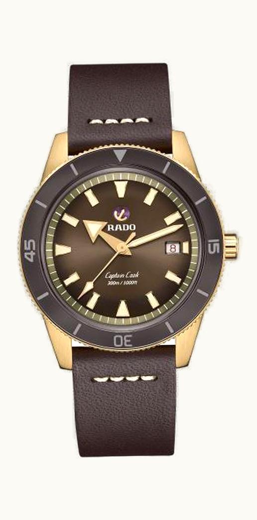 Rado HyperChrome Captain Cook 42 Bronze / Brown