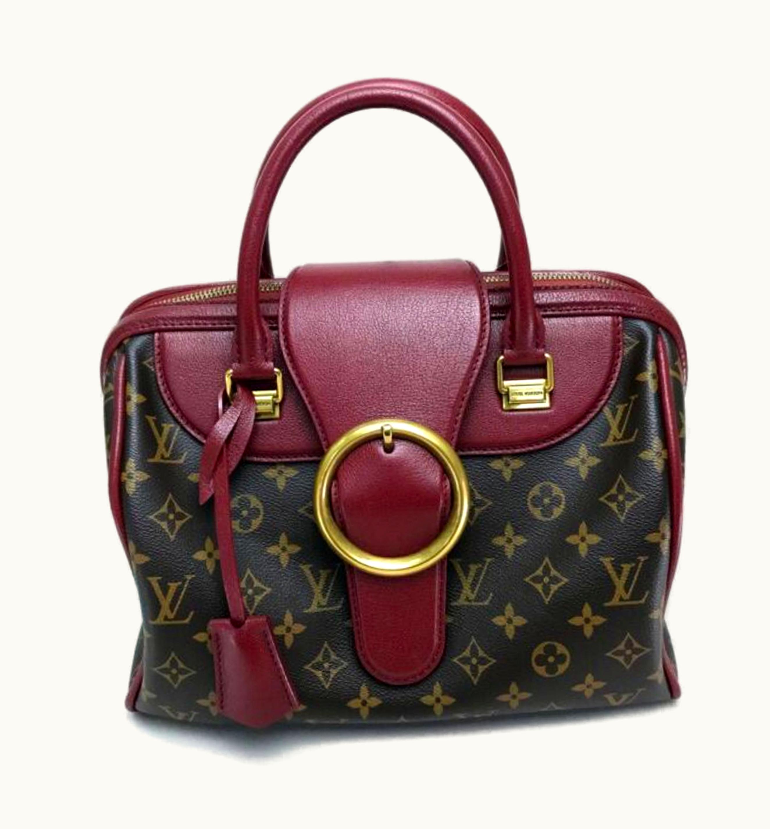Louis Vuitton Louis Vuitton Speedy Monogram Golden Arrow 30 Bordeaux Handbag