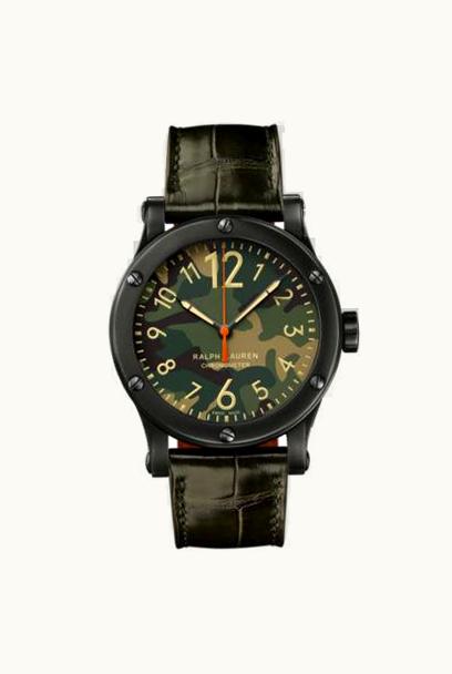 Ralph Lauren Safari 39mm Chronometer Aged Steel / Camo