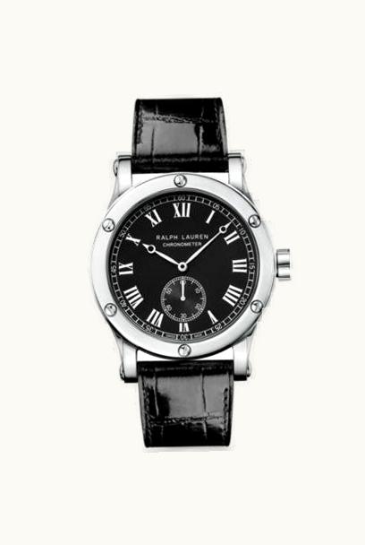 Ralph Lauren Sporting 45mm Chronometer Steel / Black