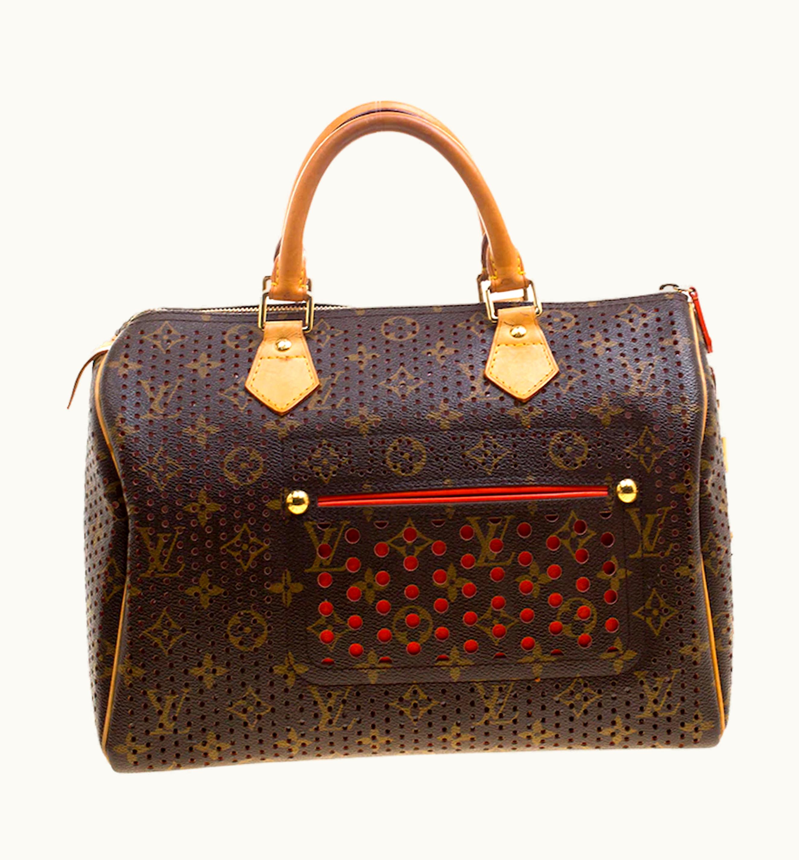 Louis Vuitton Louis Vuitton Speedy Perforated Monogram 30 Brown/Orange