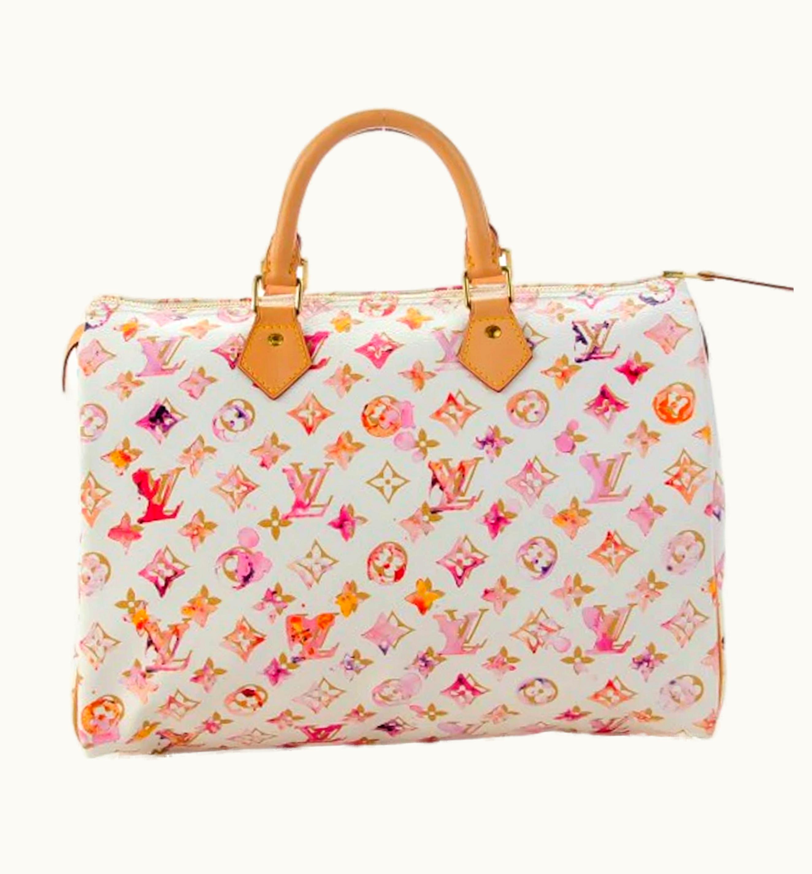 Louis Vuitton Louis Vuitton X Richard Prince Speedy Monogram Watercolor 35 Aquarelle