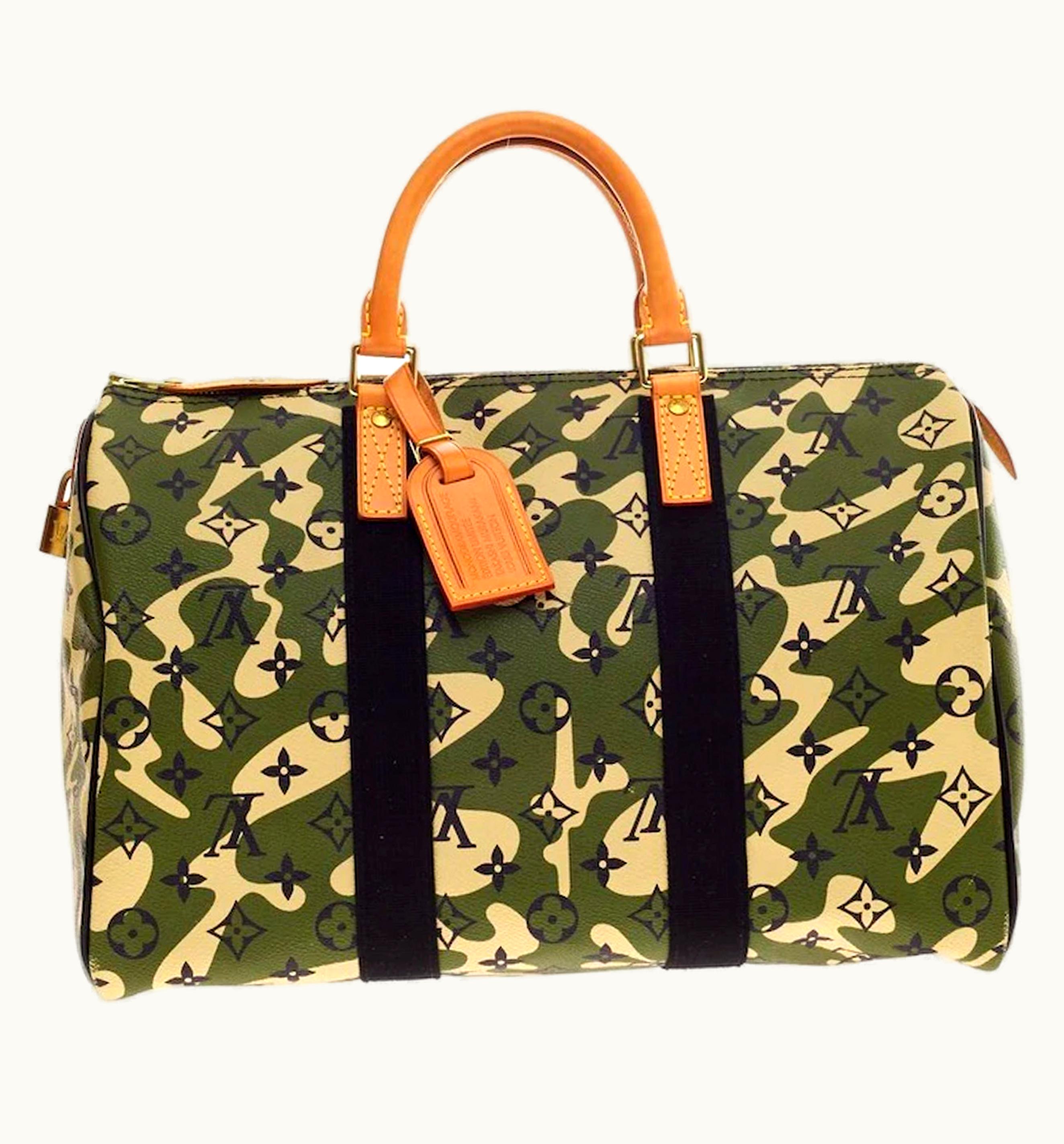 Louis Vuitton Louis Vuitton Speedy Monogramouflage 35 Green Multicolor