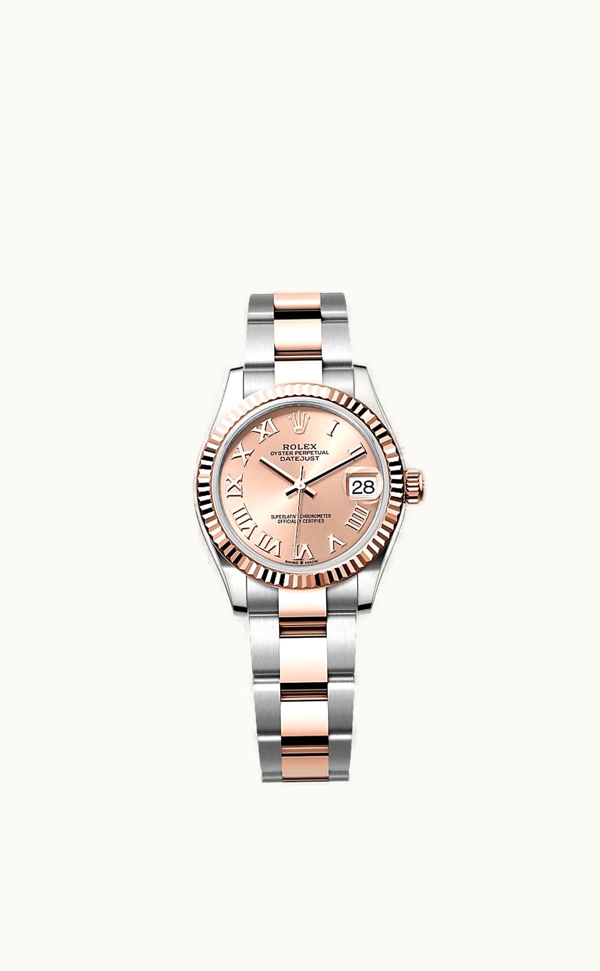 Rolex Datejust 31 Rolesor Everose Fluted / Jubilee / Pink