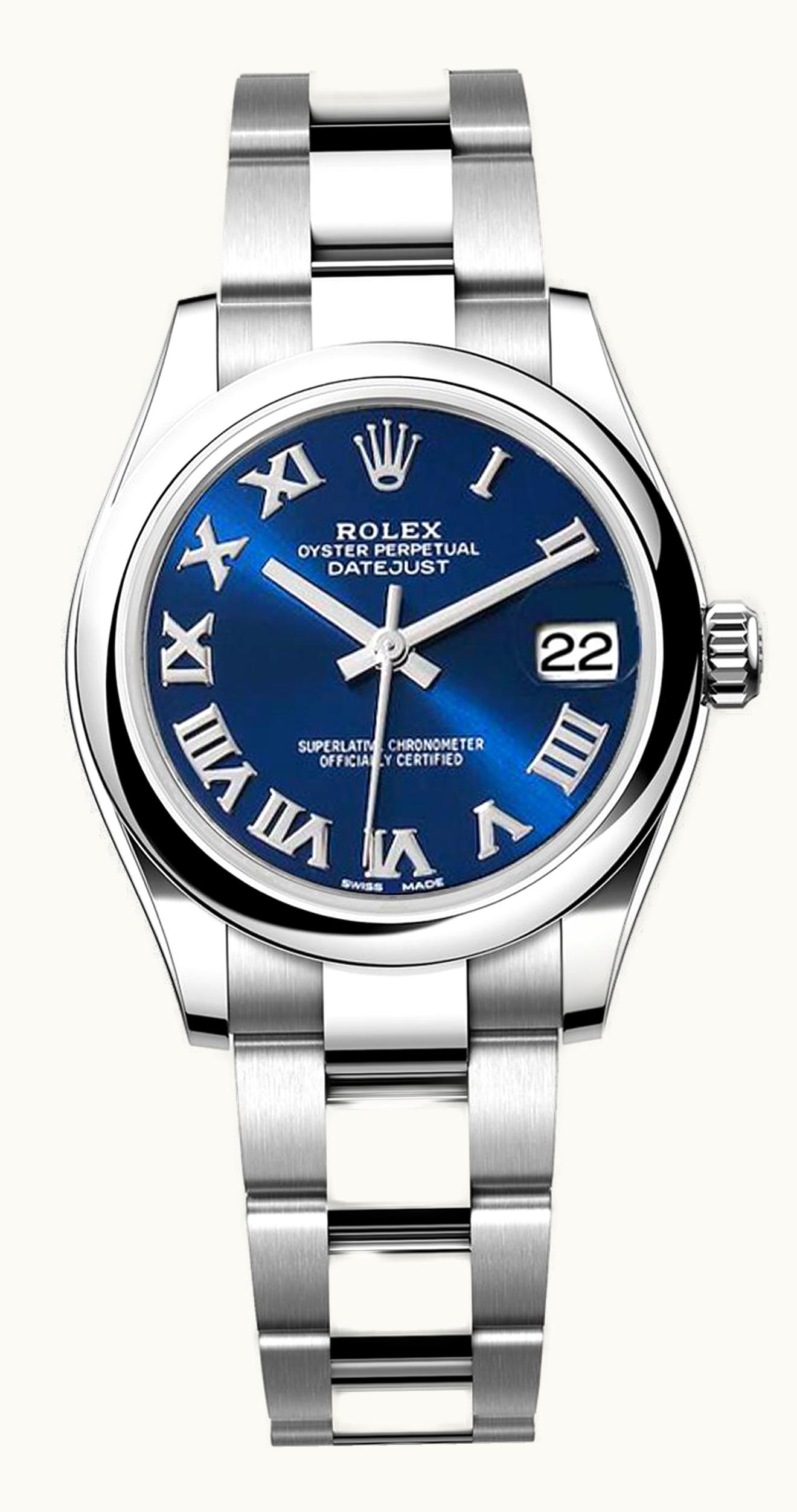 Rolex Datejust 31 Stainless Steel Domed / Oyster / Silver