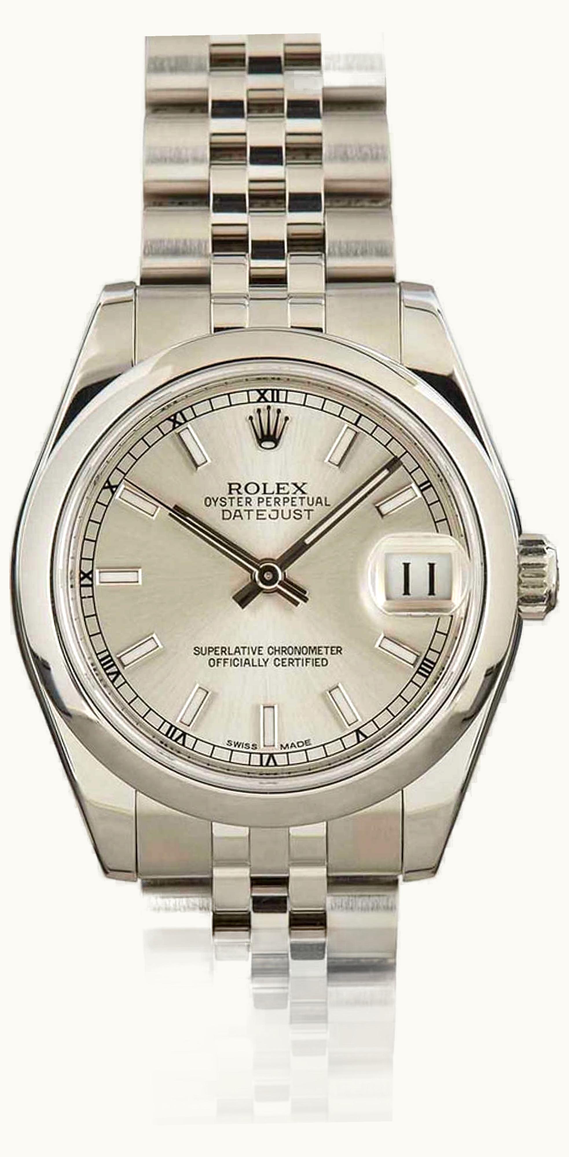 Rolex Datejust 31 Stainless Steel Domed / Jubilee / Pink Roman