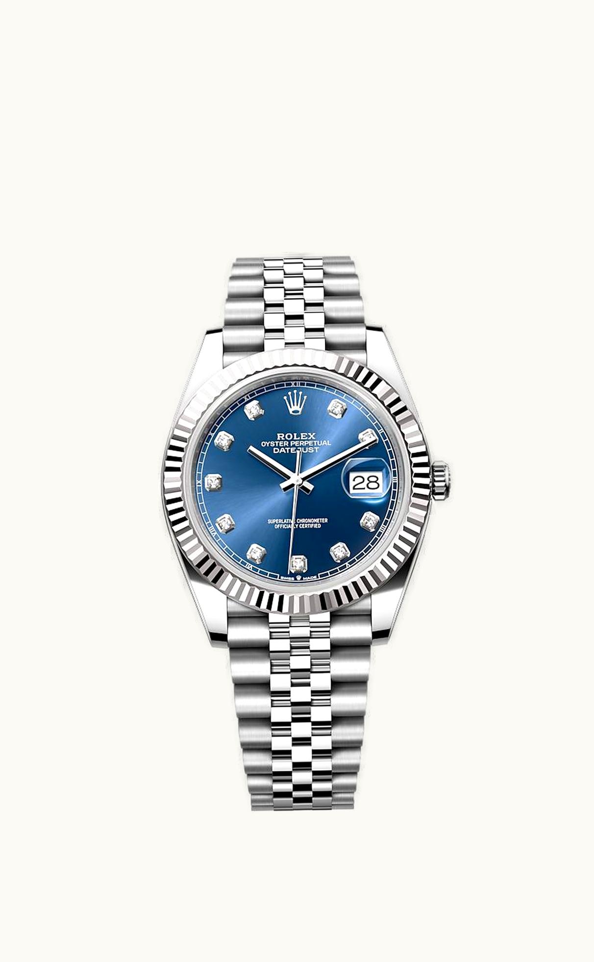 Rolex Datejust 31 Stainless Steel Diamond / Jubilee / Blue - Diamond