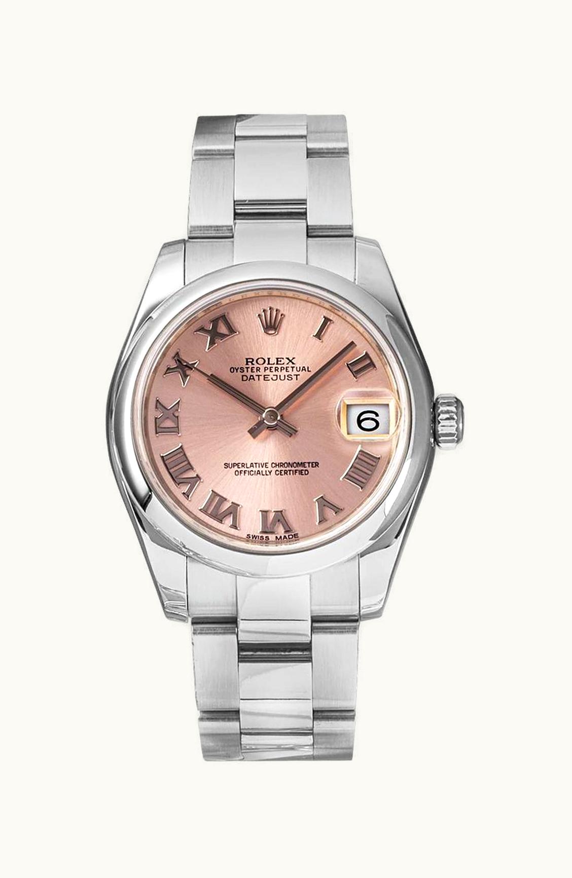 Rolex Datejust 31 Stainless Steel Domed / Oyster / Rhodium Roman