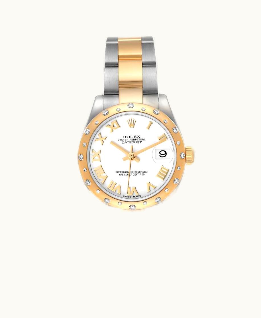 Rolex Datejust 31 Rolesor Yellow Domed Diamond / Oyster / MOP Diamond