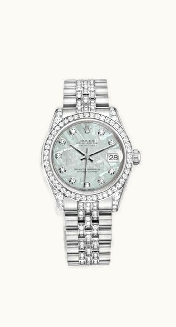 Rolex Datejust 31 White Gold Diamond / Jubilee Diamond / Meteorite