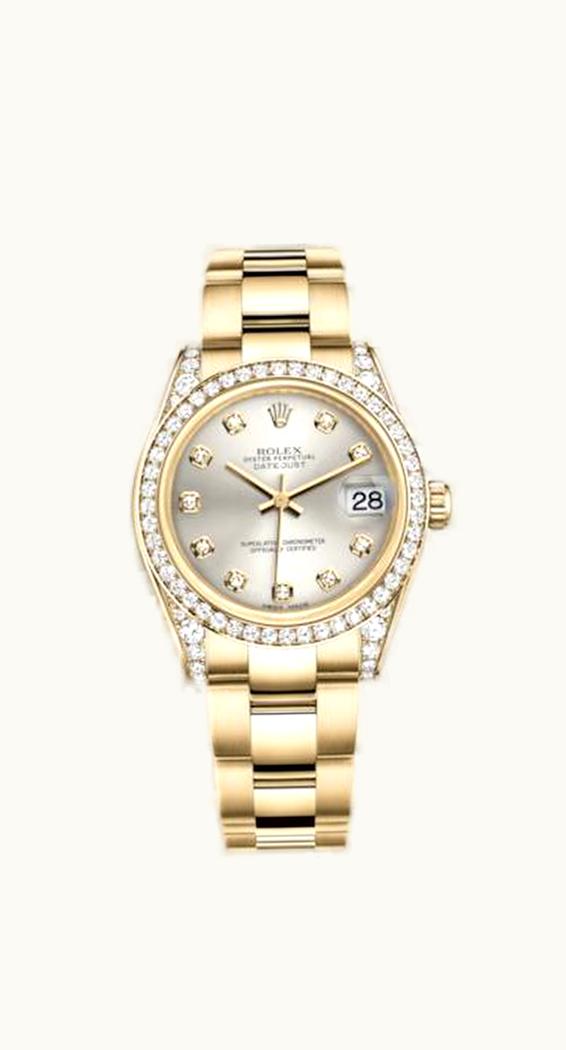 Rolex Datejust 31 Yellow Gold Diamond / Oyster / Champagne Diamond