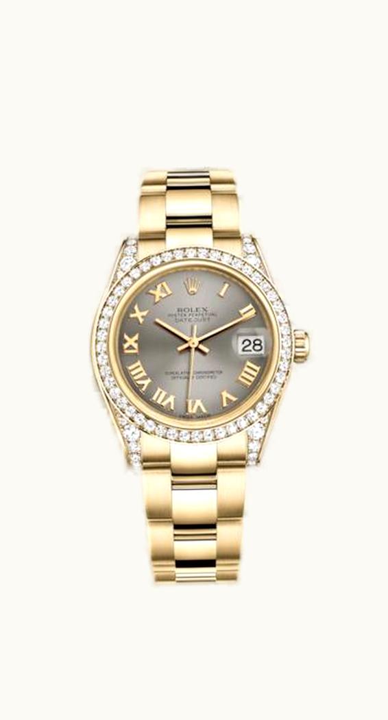 Rolex Datejust 31 Yellow Gold Diamond / Oyster / Steel Roman