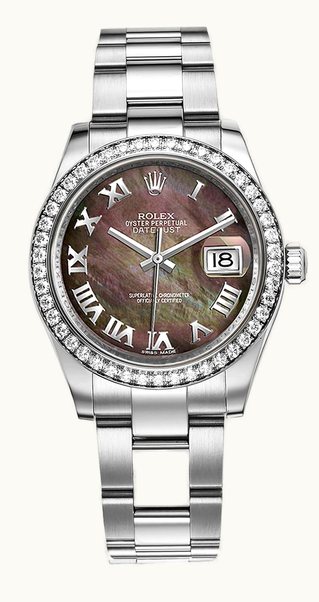 Rolex Datejust 31 Stainless Steel Diamond / Oyster / Pink - Diamond