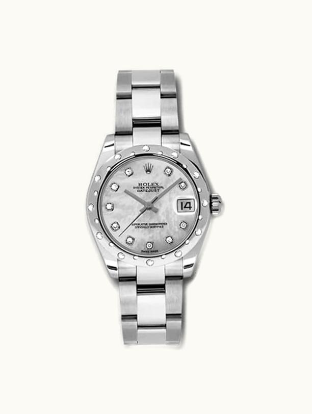 Rolex Datejust 31 Stainless Steel Domed Diamond / Oyster / MOP