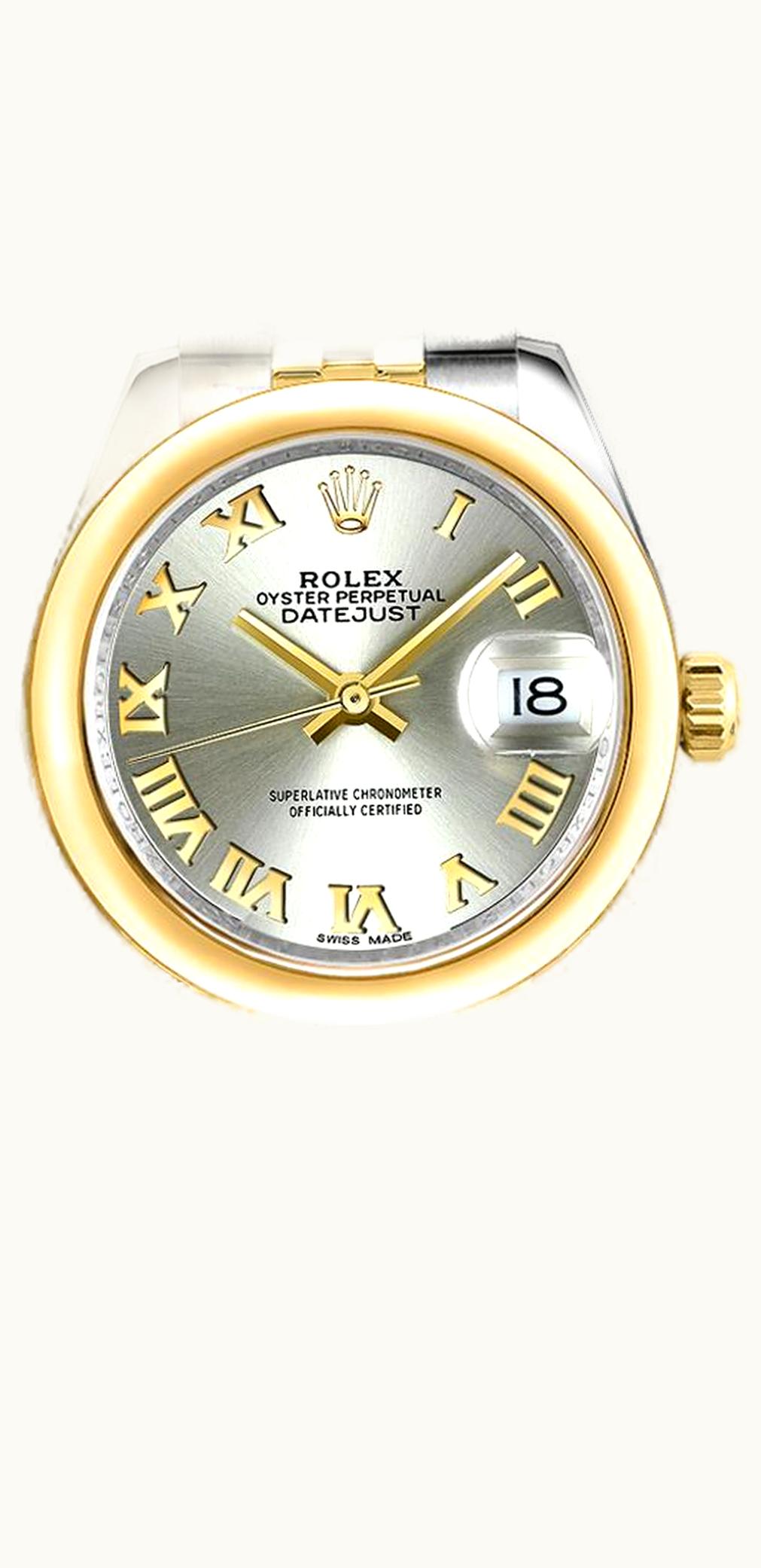 Rolex Datejust 31 Rolesor Yellow  Domed / Jubilee / Champagne