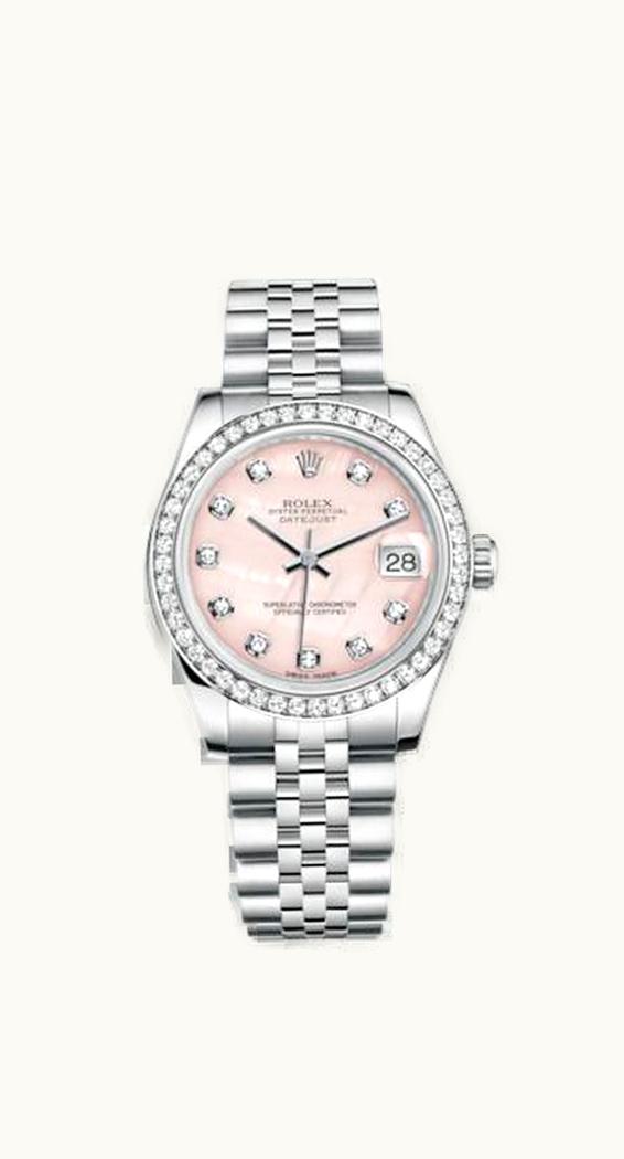 Rolex Datejust 31 Stainless Steel Diamond / Jubilee / Pink MOP